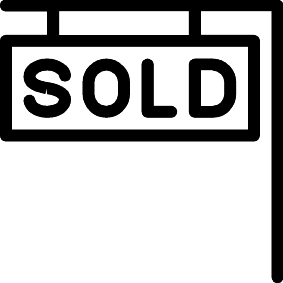 Verkauft Zeichen